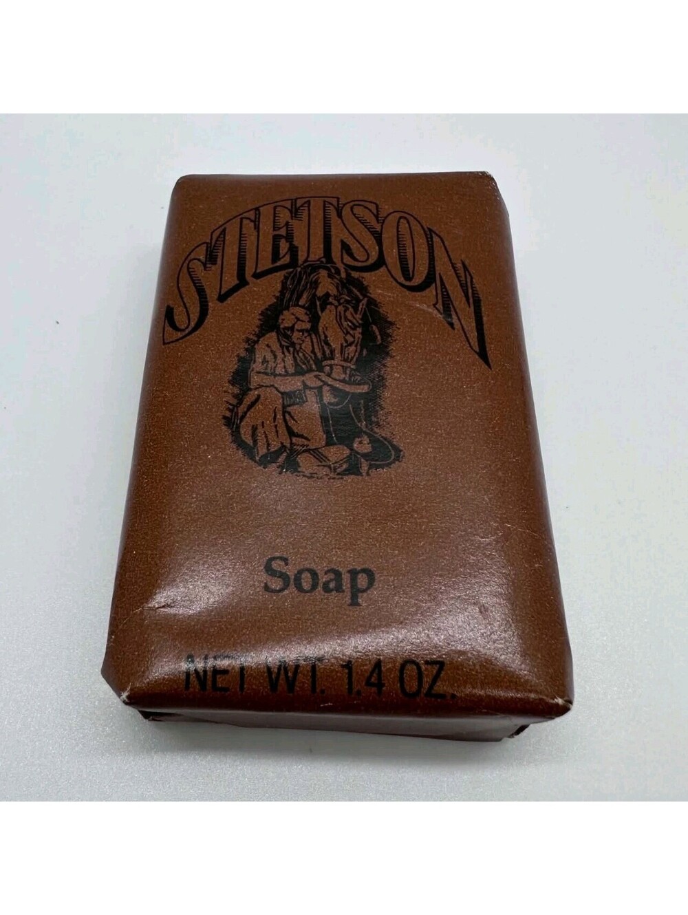 Vintage Stetson Soap Bar 1.4 oz Coty Pfizer Cowboy Western New Old Stock